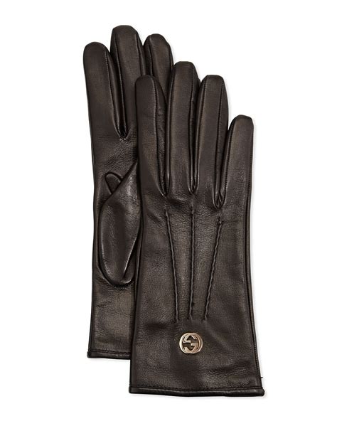 gucci leather driving gloves